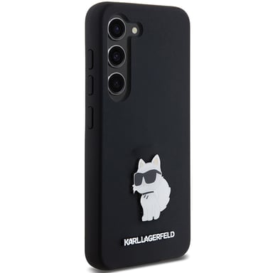 Custodia Karl Lagerfeld Choupette per Samsung Galaxy S23, nera