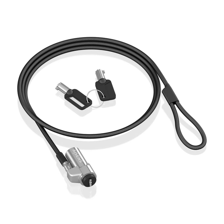 C âble de sécurité Aisens ASLK D45K06 BK 1 5 Neuf - vue 3