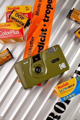 Kodak M35 Caméra-film compact 35 mm Olive