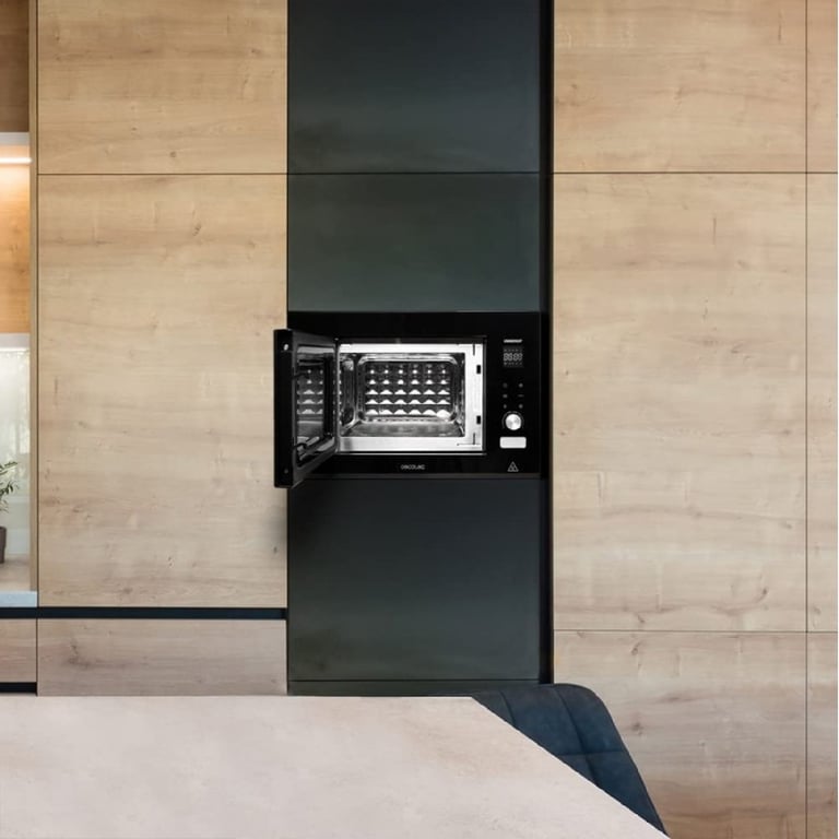 Micro-ondes Encastrable Cecotec GrandHeat 2090 Built-in Touch – 21L, 1200W, 8 Fonctions - vue 3