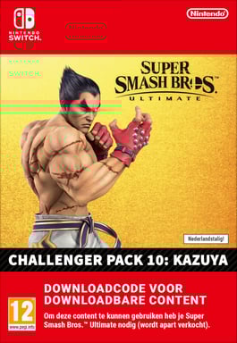 Super Smash Bros Ultimate  Challenger Pack 10: Kazuya DLC SWITCH [Code de téléchargement]