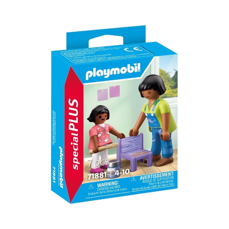 Playmobil Special Plus 71881 Activite Peinture Entre Maman Et Enfant - vue 2