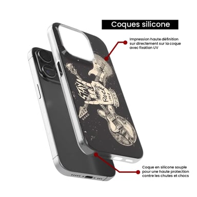 Funda de silicona - Compatible con Google Pixel 8 - diseño stay rock