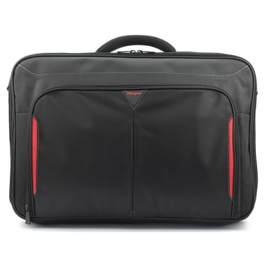 DELL Classic+ 45,7 cm (18'') Maletín Negro, Rojo