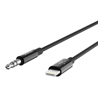 Belkin AV10172BT06-BLK cable de audio 1,8 m 3,5mm Negro