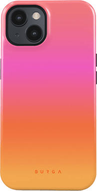 Burga Funda para iPhone 15 Plus MagSafe Tough A prueba de golpes Modelo Sunset Club Multicolor