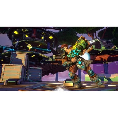 Jeu vidéo NERF Legends FPS en ligne sur Xbox One, affrontement robots avec blasters NERF, mode en ligne, à partir de 7 ans