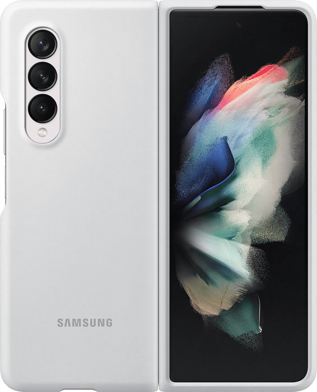 Coque Silicone Blanche pour Samsung G Z Fold 3 Samsung