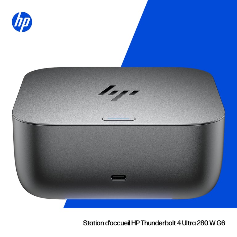 HP Docking Station Thunderbolt 4 Ultra G6 Grigio 3 USB C 5 USB A HDMI 2 DP - vue 2