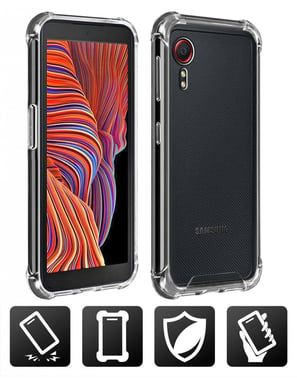 Altadif ALTCQXCOV5AG coque de protection pour téléphones portables 13,5 cm (5.3'') Housse Transparent Samsung Galaxy Xcover 5