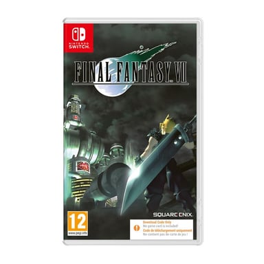 Final Fantasy VII Nintendo Switch - Code en boîte avec garantie 2 ans