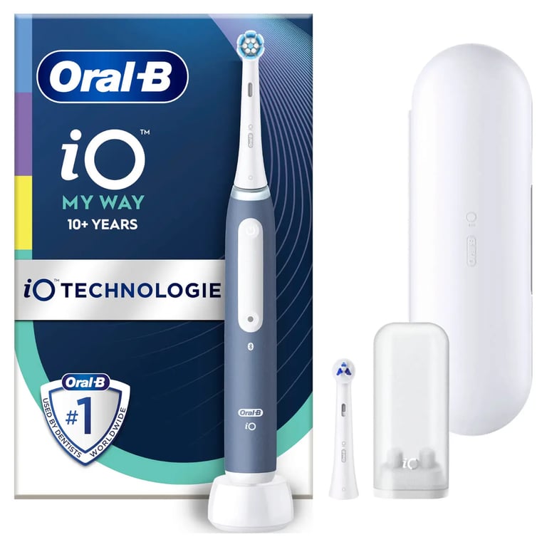 Brosse à dents électrique Oral B iO Teens 'My Way' 4 niveaux de nettoyage Bluetooth Accessoires inclus