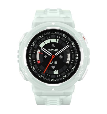 Amazfit ACTIVE EDGE GPS (satellite), cassa da 46 mm con braccialetto, Zecca