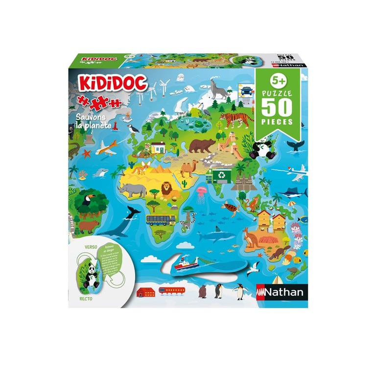 Puzzle 50 pièces Nathan Kididoc Planète - vue 3