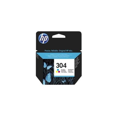 Cartouche d'encre tricolore HP 304 Cyan Magenta Jaune - Neuf