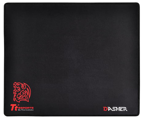 Thermaltake DASHER 2016 Alfombrilla de ratón para juegos Negro