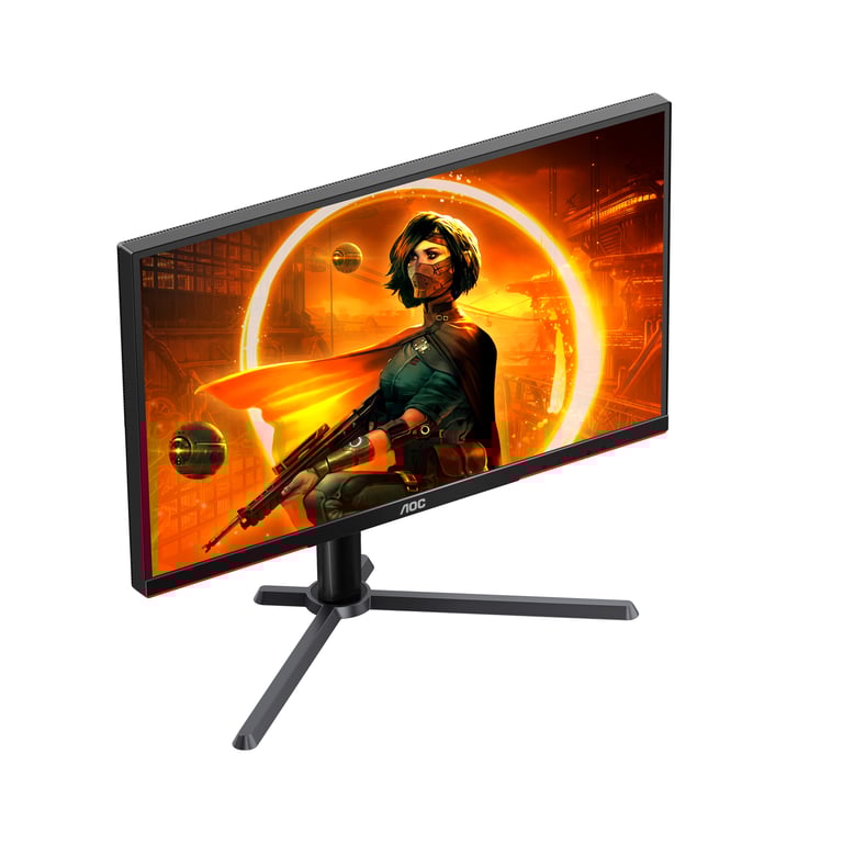 Écran PC AOC Q27G3XMN 27 QHD MiniLED 180Hz 1ms Ajustable en hauteur 2 HDMI 1 DP Adaptive Sync - vue 2