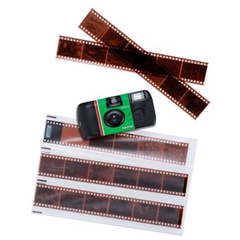 Macchina fotografica usa e getta Fujifilm QuickSnap FL SP 27 scatti 400 ISO 32 mm f/10 Nero e Verde