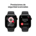 Watch Series 11 (2025) GPS + Cellulaire Boitier de 46mm en Titane Ardoise avec bracelet sport, Noir - S/M
