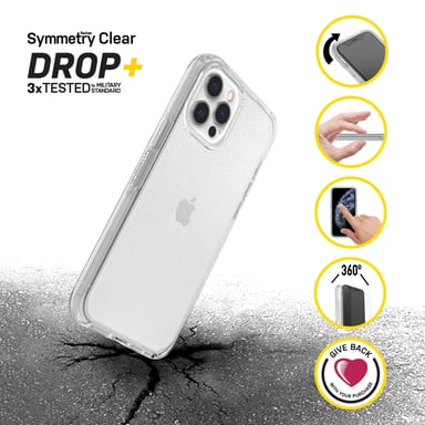 OtterBox Symmetry Clear Series pour Apple iPhone 12 Pro Max, Stardust Glitter Apple (brand) iPhone 12 Pro Max
