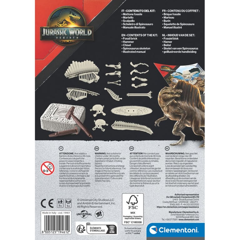 CLEMENTONI Jurassic World Spinosaurus - vue 5