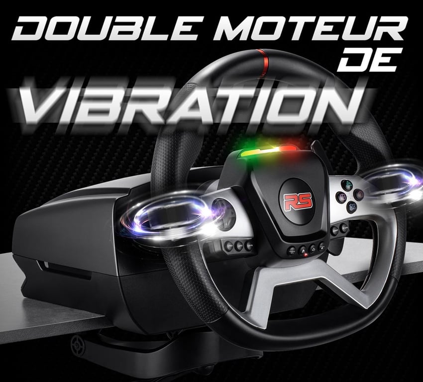 Spirit of Gamer Race Wheel Force 1080 RS - vue 3