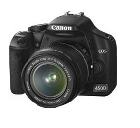 Canon EOS 450D - vue 3