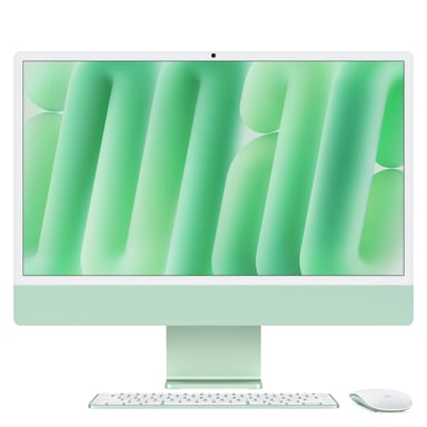 Apple iMac Apple M M4 59,7 cm (23.5'') 4480 x 2520 Pixeles PC todo en uno 16 GB 256 GB SSD macOS Sequoia Wi-Fi 6E (802.11ax) Verde