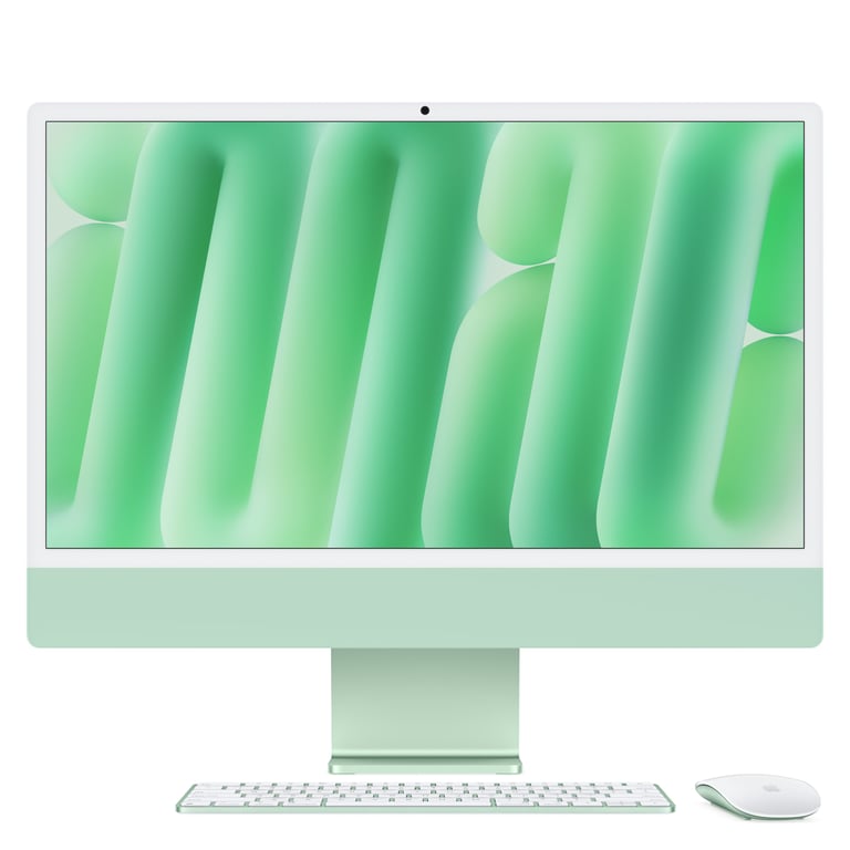Apple iMac Apple M4 59 7 cm 23.5 4480 x 2520 pixels PC All in One SSD macOS Sequoia Wi Fi 6E 802.11ax Neuf - vue 4