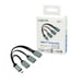 HUB USB TIPO C A CODA CON 2 PORTE USB 2.0 E 1 PORTA USB 3.0