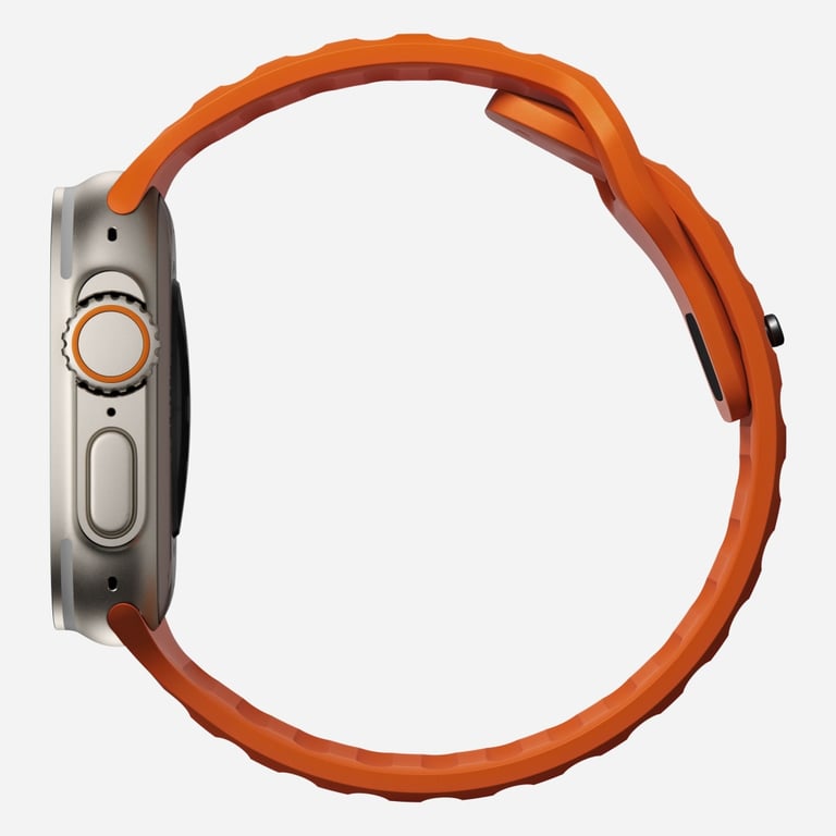 Nomad NM00736685 accessoire intelligent à porter sur soi Bande Orange Aluminium, Fluoroélastomère - Neuf