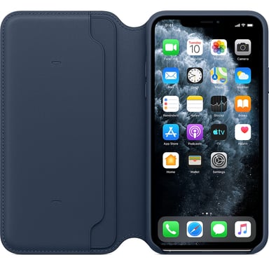 Apple MY1P2ZM/A coque de protection pour téléphones portables 16,5 cm (6.5'') Folio Bleu Apple Apple iPhone 11 Pro Max