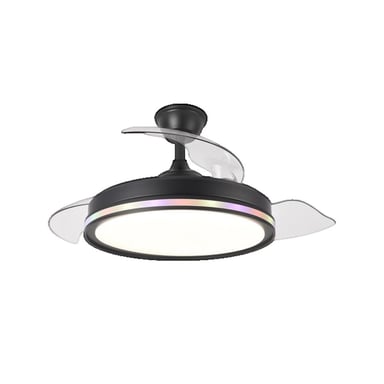 Ventilador de techo Fabrilamp Cacique DC 59+7W 59W negro