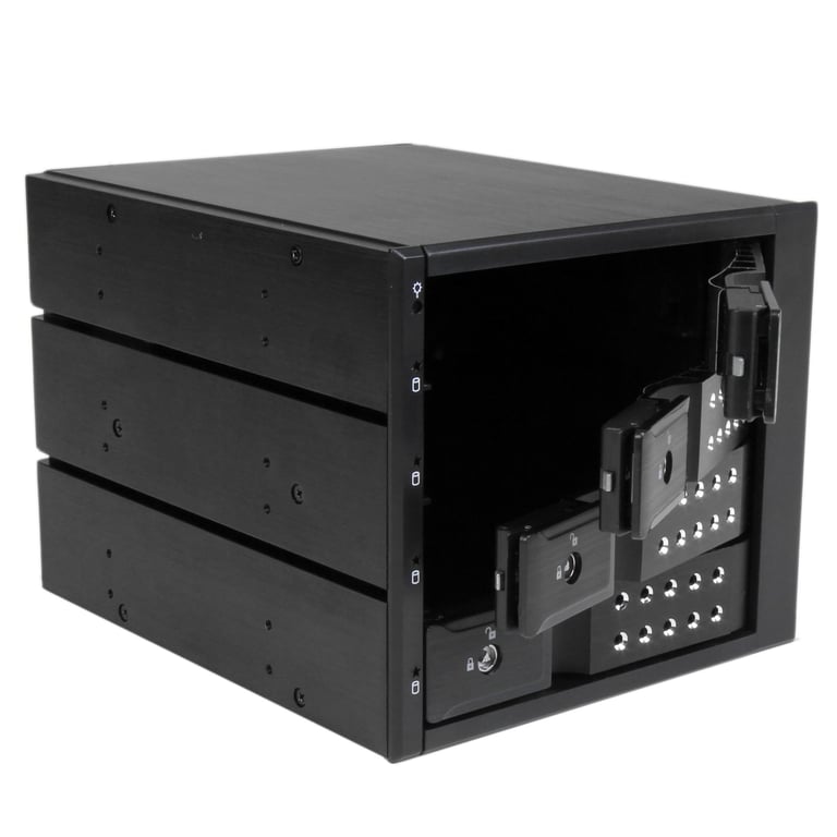 StarTech.com Rack amovible / Backplane sans tiroir pour 4x HDD SAS IISATA III 6Gb/ de 3 5 avec échange à chaud Aluminium Neuf - vue 3
