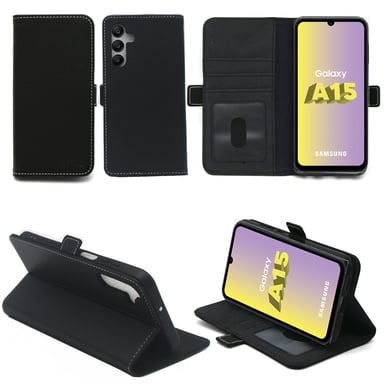 Samsung Galaxy A15 5G / A15 4G Etui / Housse pochette protection noir