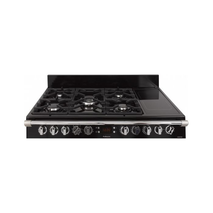 Leisure Cookmaster CK100F324K Cuisinière four à deux étages pose libre largeur : 100 cm profondeur : 60 cm hauteur : 90 cm avec système auto nettoyant classe A - vue 3
