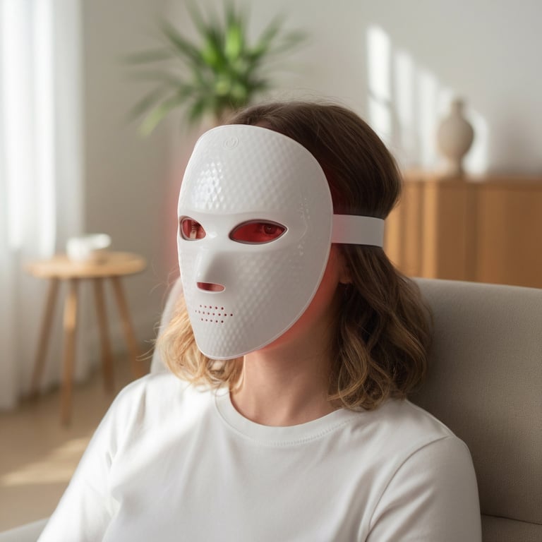 Dispositif Facial BODYLIFE Cofre Luminosidad Y Mirada LED EMS Antirides - vue 4