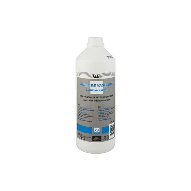 Huile de vaseline GEB 1 L bidon huile minérale inodore pour lubrification - Neuf