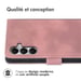 imoshion Etui de télephone portefeuille avec cordon pour Samsung Galaxy A55 - Rose
