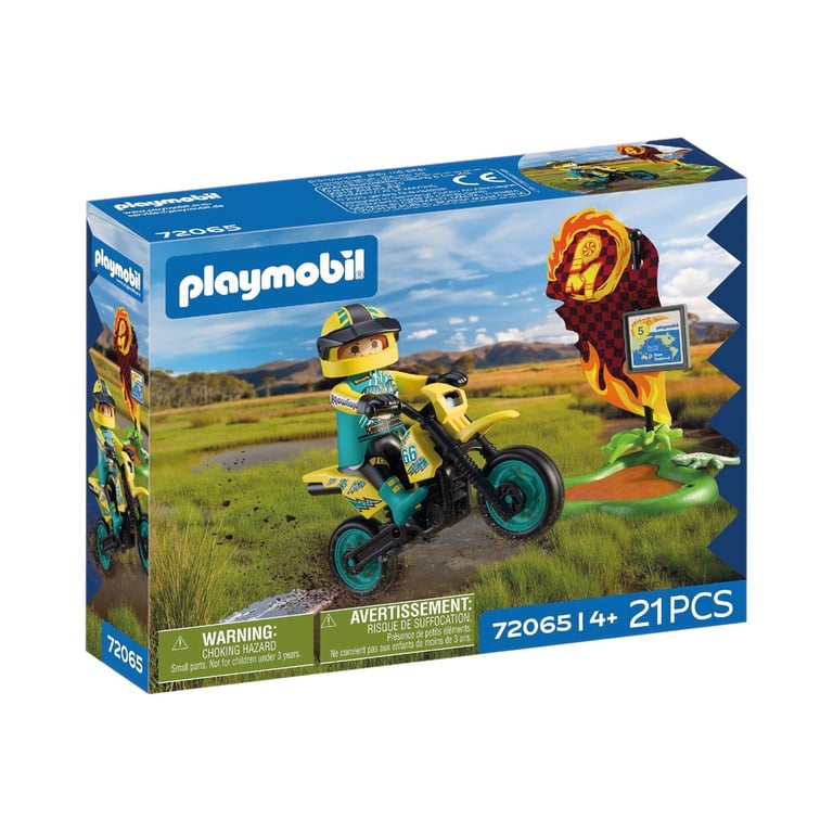 Playmobil Rallye 72065 Offroad Motorrad - vue 9