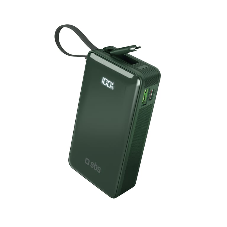 SBS TTBB10000LCDTCPD20G banque d'alimentation électrique 10000 mAh