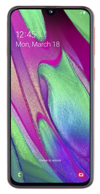 Galaxy A40 (2019) 64 GB, Coral, desbloqueado