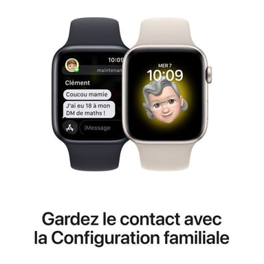 Watch SE (2022) 40 mm - GPS + Cellulare - Cassa in alluminio - Mezzanotte