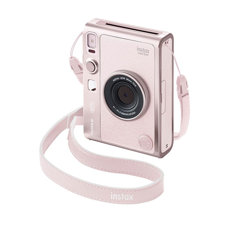 Appareil photo instantané Fujifilm INSTAX Mini Evo Hybrid Rose - Neuf