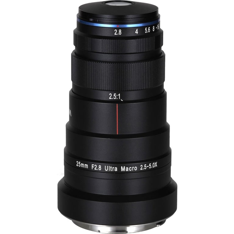LAOWA Objectif 25mm f2.8 2.5 5x Ultra Macro compatible avec monture