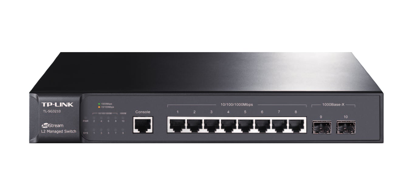 TP Link Gigabit L2 Managed Switch 8+2
