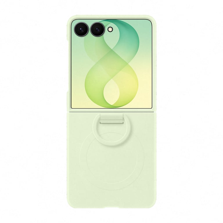 Coque magnétique en silicone avec anneau pour Samsung Galaxy Z Flip 8 - vue 2