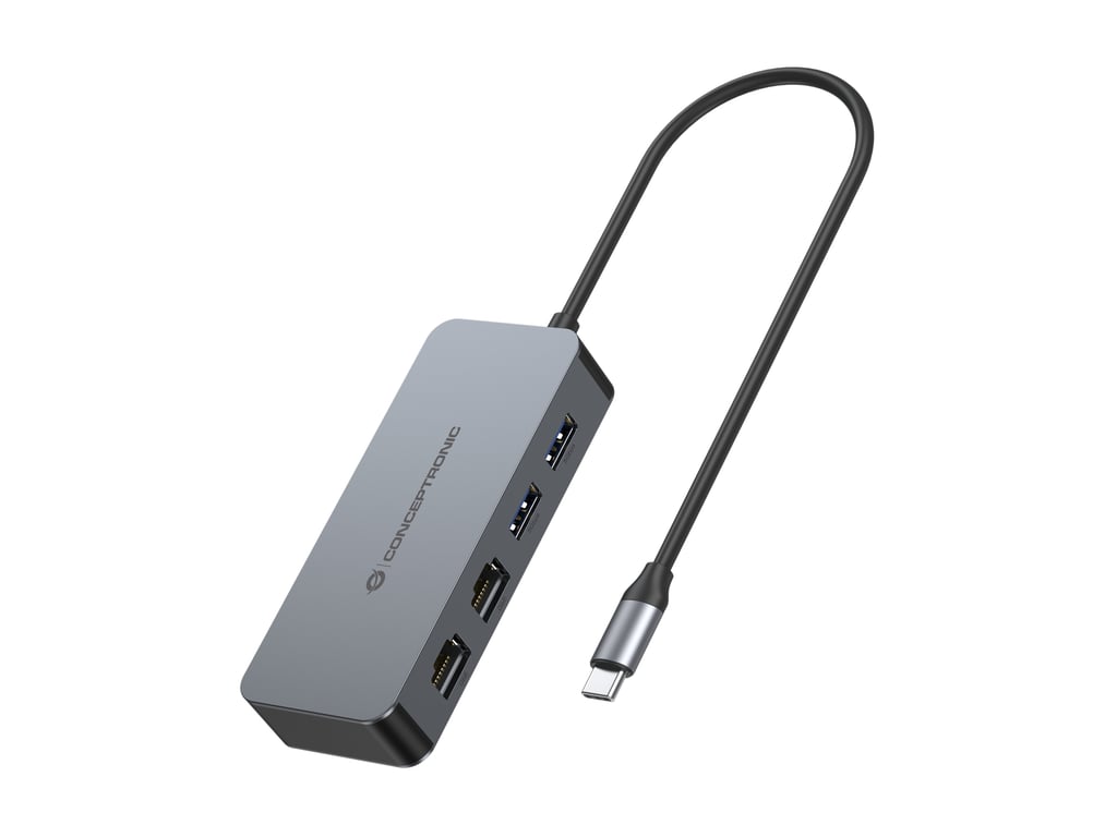 Conceptronic ABBY24G station d'accueil Avec fil USB 3.2 Gen 1 3.1 Gen 1 Type C Neuf