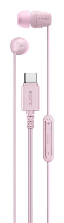 Sony IER-EX15C Casque Avec fil Ecouteurs Appels/Musique USB Type-C Rose - Neuf