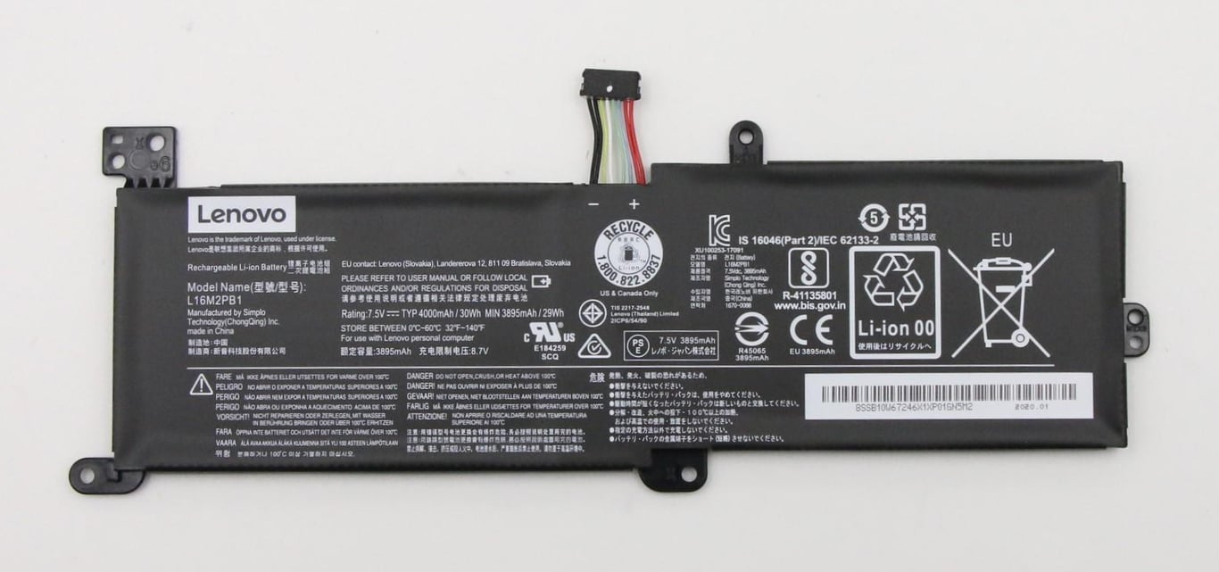 Lenovo 5B10W67163 composant de laptop supplémentaire Batterie Neuf